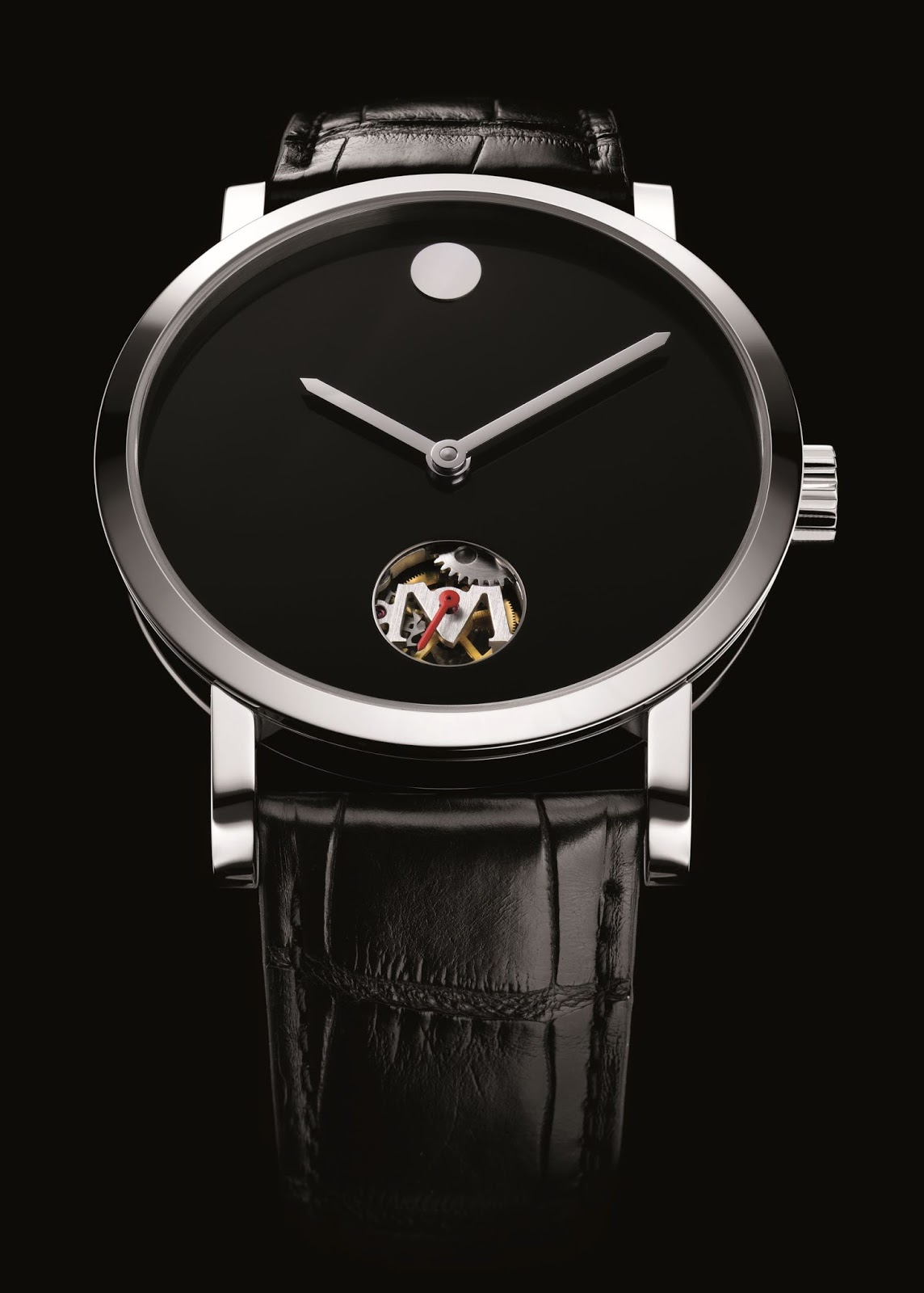 Movado skeleton discount